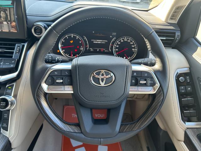 ランドクルーザー ZX モデリスタエアロ/オプションナビ/JBL/クールBOX/サンルーフ/ルーフレール/アラウンドビュー/ベージュレザー/クルコン/コーナーセンサー/クリアランスソナー/USB-C(33枚目)