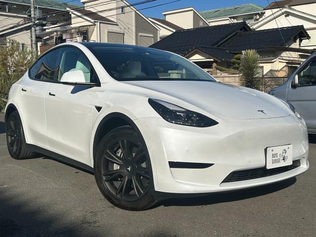 モデルＹ 　プレミアムホワイトインテリア／オートパイロット／パノラマガラスルーフ／パワーフランク／パワーシート／全席シートヒーター／アラウンドビュー／ステアリングヒーター（7枚目）