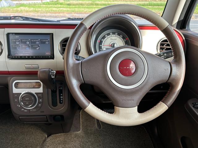 アルトラパンショコラ X 社外ナビ・TV・バックカメラ・CD/DVD・Bluetooth・HID・前後ドラレコ・オートライト・シートカバー・スマートキー・保証付き(35枚目)