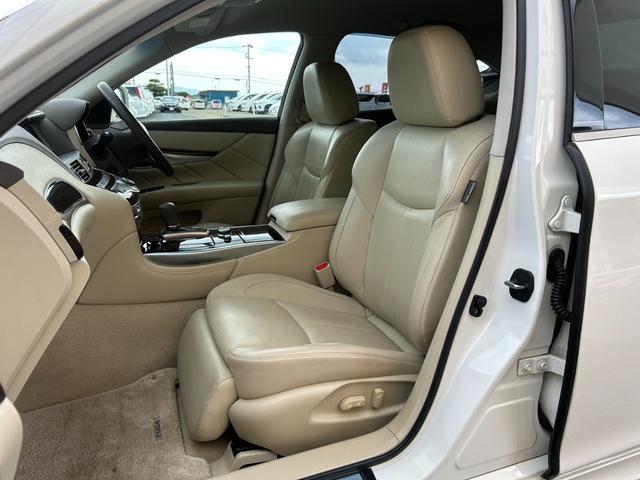 フーガ 250GT タイプP メーカーナビ・フルセグ・CD/DVD再生可・Bluetooth・ステリモ・ETC・バックカメラ・サイドカメラ・全席パワーシート・シートヒーター・シートエアコン・ACC・白革シート・HID・保証付(21枚目)