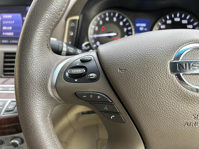 フーガ 250GT タイプP メーカーナビ・フルセグ・CD/DVD再生可・Bluetooth・ステリモ・ETC・バックカメラ・サイドカメラ・全席パワーシート・シートヒーター・シートエアコン・ACC・白革シート・HID・保証付(43枚目)