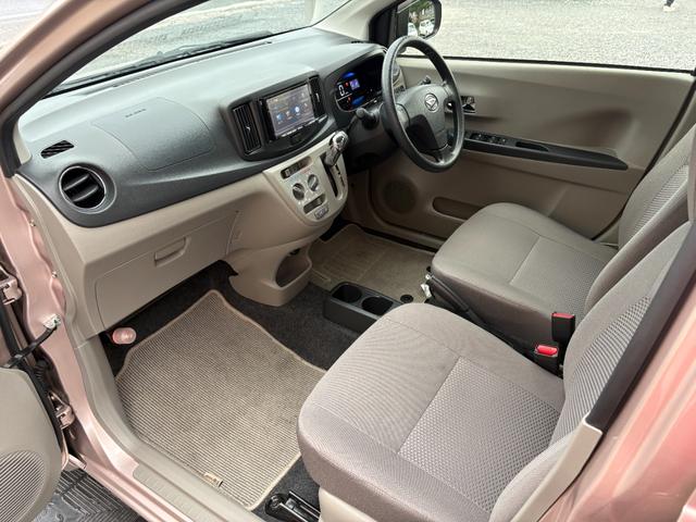 ミライース X SA 衝突軽減ブレーキ・外品ナビ・フルセグ・CD・DVD再生可・Bluetooth・バックカメラ・アイドリングストップ・キーレス・電格ミラー・純正アルミ14インチ・保証付(13枚目)