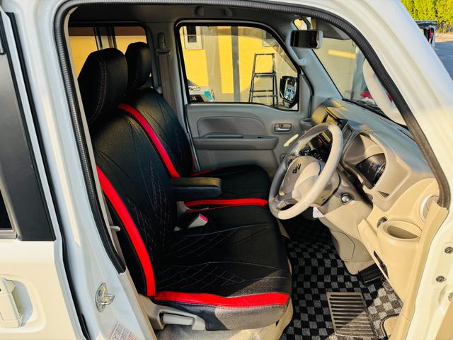 エブリイワゴン ＰＺターボスペシャル　衝突軽減ブレーキ・外品ナビ・フルセグ・ＣＤ・ＤＶＤ再生可・Ｂｌｕｅｔｏｏｔｈ・ＥＴＣ・バックカメラ・両側電動・レザー調シートカバー・ハイルーフ・ラゲージマット・ＨＩＤ・オートステップ・スマキー・保証付（13枚目）