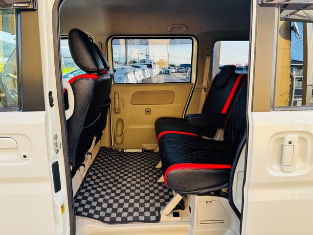 エブリイワゴン ＰＺターボスペシャル　衝突軽減ブレーキ・外品ナビ・フルセグ・ＣＤ・ＤＶＤ再生可・Ｂｌｕｅｔｏｏｔｈ・ＥＴＣ・バックカメラ・両側電動・レザー調シートカバー・ハイルーフ・ラゲージマット・ＨＩＤ・オートステップ・スマキー・保証付（24枚目）