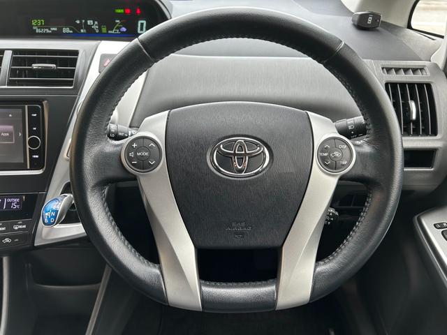 プリウスアルファ Gツーリングセレクション 純正ナビ・フルセグ・CD/DVD再生可・ステリモ・Bluetooth・バックカメラ・ETC・クルコン・ステリモ・前後クリアランスソナー・LEDヘッドライト・オートライト・フォグ・スマキー・保証付き(6枚目)