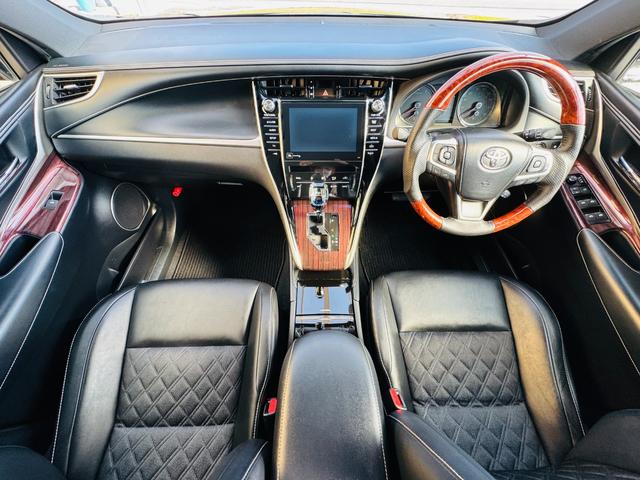 ハリアー プレミアム　アドバンスドパッケージ　衝突軽減ブレーキ・４ＷＤ・モデリスタフルエアロ・メーカーナビ・ＪＢＬ・ＣＤ・ＤＶＤ・Ｂｌｕｅｔｏｏｔｈ・フルセグ・全周囲カメラ・ＡＣＣ・パワーバックドア・置くだけ充電・外品ステアリング／シフトノブ（4枚目）