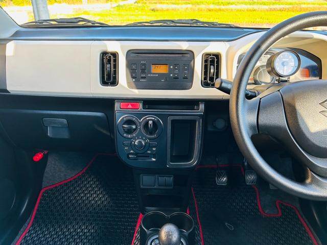 アルト Ｆ　５速ＭＴ・純正オーディオ・ＣＤ再生可・キーレス・ＥＴＣ・外品ＬＥＤライト・ＲＡＹＳ１５インチアルミ・Ｐｉｖｏｔタコメーター・メガネガーニッシュ・車検Ｒ９年９月・保証付（33枚目）