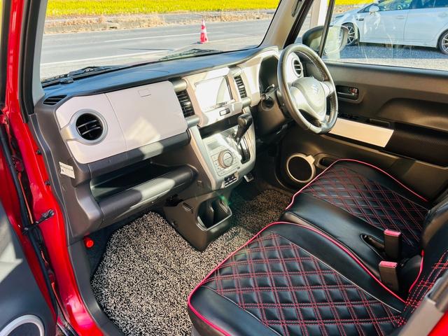 ハスラー Xターボ 4WD・ターボ・衝突軽減ブレーキ・外品ナビ・フルセグ・CD・DVD再生可・Bluetooth・ETC・バックカメラ・シートヒーター・レザー調シートカバー・オートライト・HID・車検R9年6月・保証付(16枚目)