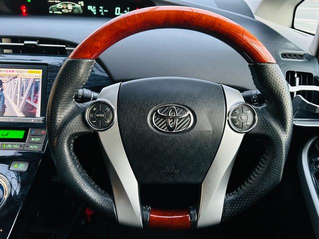 プリウス Sツーリングセレクション モデリスタエアロ・社外20インチアルミ・社外マフラー・社外ステアリング・リアスポ・純8インチナビ・フルセグ・CD/DVD再生可・Bluetooth・バックカメラ・ETC・ドラレコ・リアスモ・保証付き(6枚目)