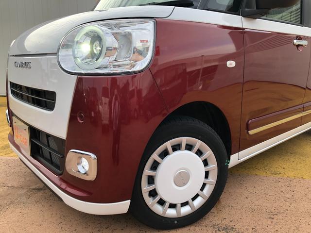 ムーヴキャンバス ストライプスG/LEDヘッドライト/LEDフォグランプ ワンオーナー 禁煙車 両側電動スライドドア 衝突回避支援システム 誤発進抑制制御機能 バックカメラ ステアリングスイッチ 置きラクボックス コーナーセンサー シートヒーター運転席・助手席(6枚目)