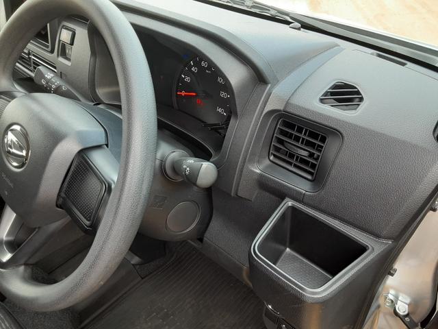 ハイゼットカーゴ クルーズターボ　キーフリー　パワーウィンドゥ　ワンオーナー　禁煙車　キーフリー　衝突回避支援システム　誤発信抑制制御機能　　マニュアルエアコン　パワーウインドウ　アイドリングストップ　リヤフルフラットシート　オーディオレス（23枚目）