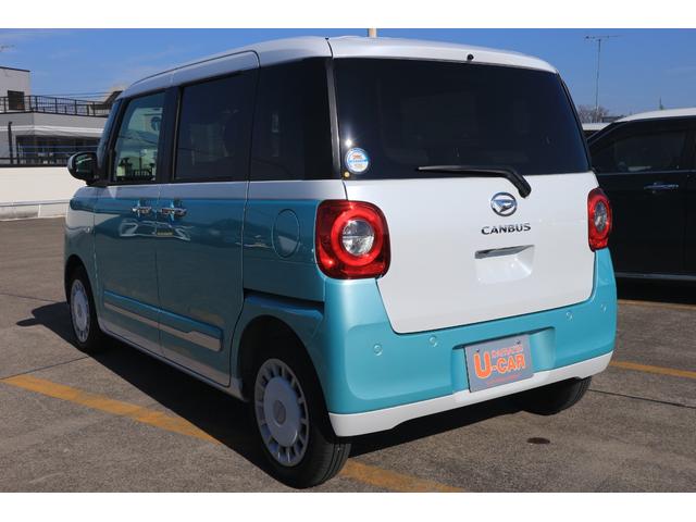 ムーヴキャンバス ストライプスＧターボ　当店使用サービスカーＵＰ車　左右パワースライドドア　左右シートヒーター　アダプティブクルーズコントロール　バックカメラ（4枚目）