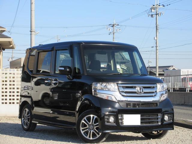 Ｎ－ＢＯＸカスタム Ｇ・Ｌパッケージ　Ｈ２７年式・後期型・Ｈ２７年２月のマイナーチェンジ後モデル・禁煙車・電動スライドドア・スマートキー・バックカメラ・１年保証付（2枚目）