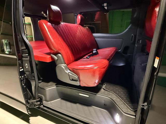 ハイエースバン スーパーＧＬ　ダークプライムＩＩ　ワンオーナー　ヒッチメンバー　両側パワースライドドア　アルパインフローティングナビゲーション　フリップダウンモニター　全周囲モニター　　ＥＴＣ　前後ドラレコ　純正デジタルインナーミラー　ローダウン（27枚目）