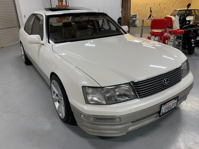 　ＬＳ４００　左ハンドル　マイル表記　革　サンルーフ　新品車高調　ＲＸ純正ホイール　新品タイヤ(2枚目)