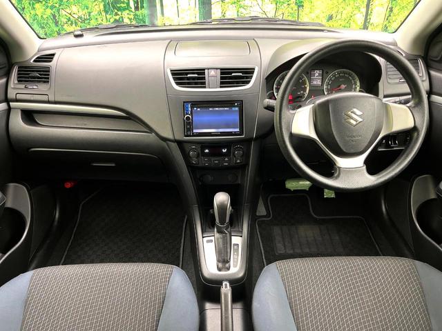 スイフト ＸＧ　禁煙車　ＫＥＮＷＯＯＤナビ　ＣＤ　ＤＶＤ再生　ＬＥＤヘッドライト　オートエアコン　スマートキー　１５インチアルミホイール　電動格納ミラー　横滑り防止装置　フロアマット（2枚目）