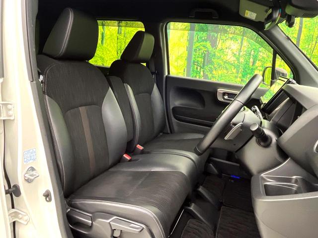 N-WGNカスタム L・ターボホンダセンシング パドルシフト 9インチナビ バックカメラ シートヒーター ETC 純正革巻きステアリング LEDヘッドライト 純正15インチアルミ Bluetooth再生 フルセグTV 電子パーキング 禁煙車(8枚目)