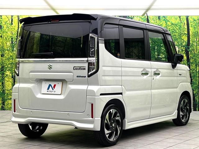 スペーシアカスタム ハイブリッドXS 届出済未使用車 両側パワースライドドア シートヒーター ステアリングヒーター 電子パーキング コーナーセンサー LEDヘッドライト 純正15インチアルミ アイドリングストップ スマートキー(17枚目)