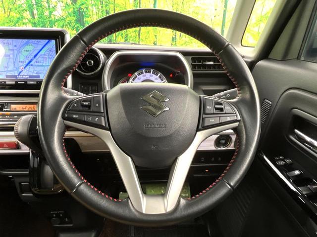 スペーシアカスタム ハイブリッドXSターボ 禁煙車 純正9型ナビ 全周囲カメラ 両側パワースライドドア コーナーセンサー LEDヘッドライト 純正15インチアルミ スマートキー 純正革巻きステアリング アイドリングストップ ドラレコ ETC(11枚目)