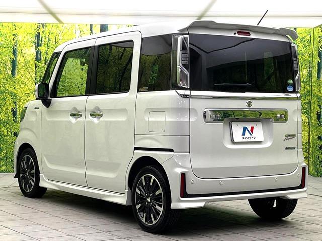 スペーシアカスタム ハイブリッドXSターボ 禁煙車 純正9型ナビ 全周囲カメラ 両側パワースライドドア コーナーセンサー LEDヘッドライト 純正15インチアルミ スマートキー 純正革巻きステアリング アイドリングストップ ドラレコ ETC(50枚目)
