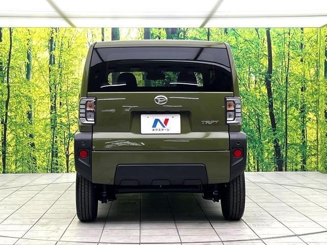 タフト Ｘ　禁煙車　スマートアシスト　オーディオ　ガラスルーフ　オートブレーキホールド　オートエアコン　ＬＥＤヘッド　純正１５インチホイール　スマートキー　電動パーキングブレーキ　オートライト　電動格納ミラー（15枚目）