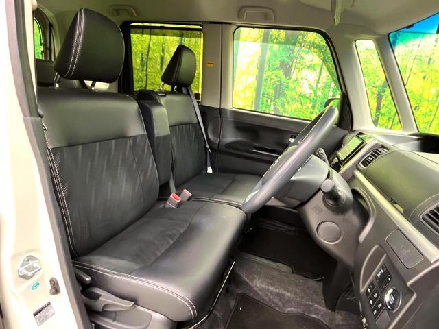 タント カスタムX トップエディションSAIII 禁煙車 SDナビ バックカメラ 電動スライドドア ETC ハーフレザーシート シートヒーター オートマティックハイビーム LEDヘッド アイドリングストップ 横滑り防止装置 スマートキー(8枚目)