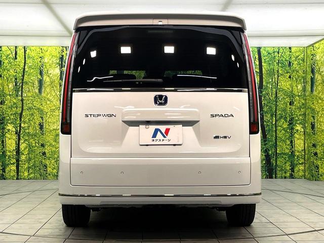 ステップワゴン ｅ：ＨＥＶスパーダ　登録済未使用車　純正１１．４型ナビ　バックカメラ　アダプティブクルーズコントロール　ブラインドスポットモニター　両側電動スライドドア　パワーバックドア　ＬＥＤヘッド　ハーフレザーシート　電子パーキング（16枚目）