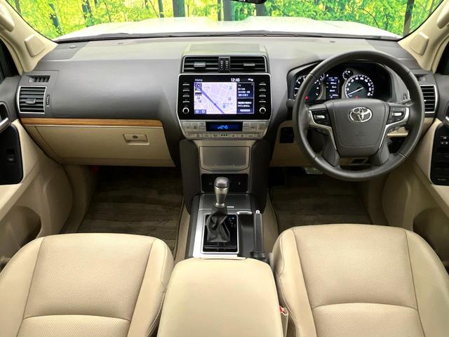 ランドクルーザープラド ＴＸ　Ｌパッケージ　マットブラックエディション　サンルーフ　メーカーオプションナビ　アラウンドビューモニター　７人乗り　レーダークルーズコントロール　シートベンチレーション　パワーシート　スマートキー　クリアランスソナー　ＥＴＣ　フルセグ　禁煙車（2枚目）