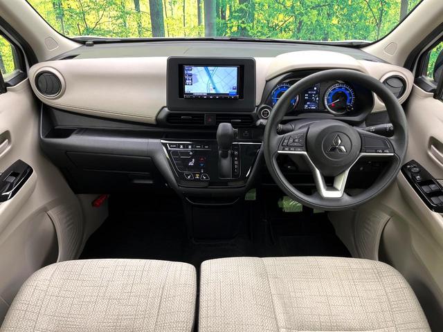 eKワゴン G 禁煙車 SDナビ 全周囲カメラ 三菱イーアシスト シートヒーター クリアランスソナー オートライト スマートキー オートハイビーム 車線逸脱警報 Bluetooth CD DVD 地デジ ドラレコ(2枚目)