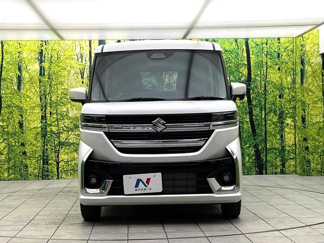 スペーシアカスタム ハイブリッドGS 届出済未使用車 電動スライドドア 衝突被害軽減システム レーダークルーズ シートヒーター コーナーセンサー スマートキー LEDヘッド オートハイビーム 車線逸脱警報 オートライト オートエアコン(14枚目)