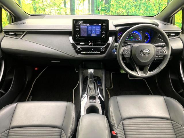 カローラツーリング ハイブリッド ダブルバイビー 禁煙車 メーカー純正ディスプレイ バックカメラ レーダークルーズコントロール セーフティセンス スマートキー 電子パーキング オートブレーキホールド ETC ハーフレザーシート オートライト(2枚目)