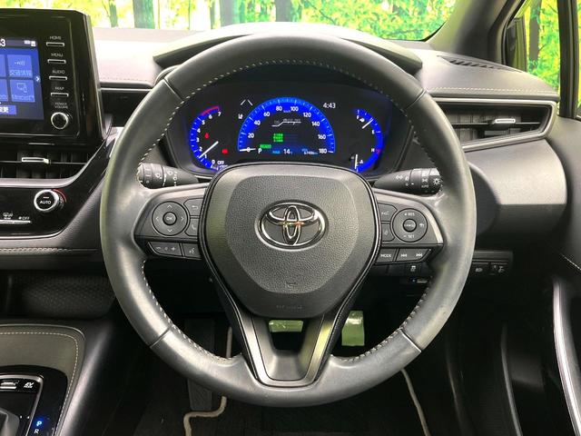 カローラツーリング ハイブリッド ダブルバイビー 禁煙車 メーカー純正ディスプレイ バックカメラ レーダークルーズコントロール セーフティセンス スマートキー 電子パーキング オートブレーキホールド ETC ハーフレザーシート オートライト(11枚目)