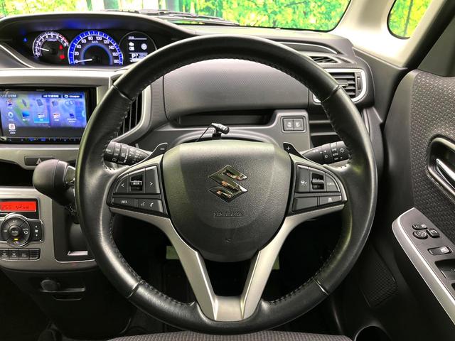 ソリオ ハイブリッドＭＺ　禁煙車　ナビ　バックカメラ　両側パワースライドドア　スズキセーフティー　レーダークルーズコントロール　ＨＩＤライト　フォグランプ　純正１５インチアルミホイール　プッシュスタート　後席シェード（11枚目）