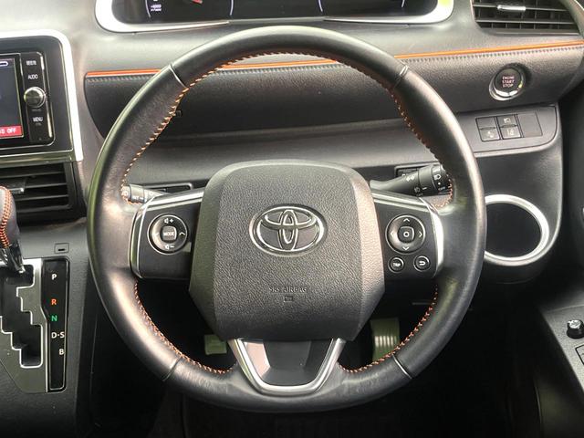 シエンタ Ｇ　クエロ　純正ＳＤナビ　バックカメラ　トヨタセーフティセンス　ＬＥＤヘッドライト　ビルトインＥＴＣ　スマートキー　オートエアコン　ドライブレコーダー　Ｂｌｕｅｔｏｏｔｈ再生　フルセグＴＶ　ステアリングスイッチ（11枚目）