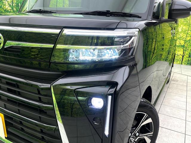 タント カスタムＸ　届出済未使用車　両側パワスラ　シートヒーターコーナーセンサー　スマートキー　ＬＥＤヘッド　純正１４インチアルミ　車線逸脱警報　オートライト　ハーフレザーシート　衝突被害軽減システム（12枚目）