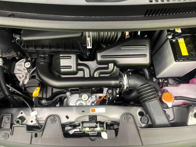 タント カスタムＸ　届出済未使用車　両側パワスラ　シートヒーターコーナーセンサー　スマートキー　ＬＥＤヘッド　純正１４インチアルミ　車線逸脱警報　オートライト　ハーフレザーシート　衝突被害軽減システム（18枚目）