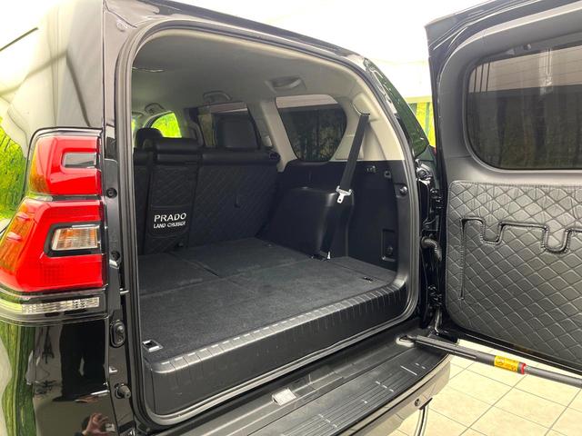 ランドクルーザープラド TX Lパッケージ 禁煙車 7人乗り 4WD 純正ナビ 全周囲カメラ パワーシート シートヒーター ウッドコンビステアリング LEDヘッドライト 純正19インチアルミ 黒革シート クルーズコントロール ETC(57枚目)