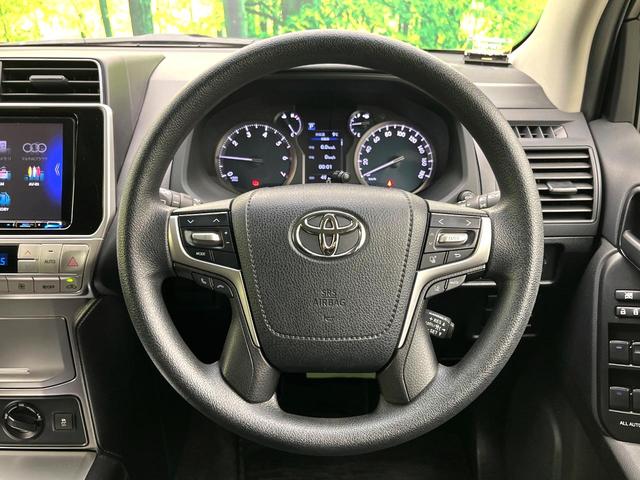 ランドクルーザープラド TX 4WD 7人乗り TRDエアロ 9インチナビ バックカメラ セーフティセンス 禁煙車 コーナーセンサー スマートキー LEDヘッドライト ルーフレール ビルトインETC 純正17インチアルミ(11枚目)