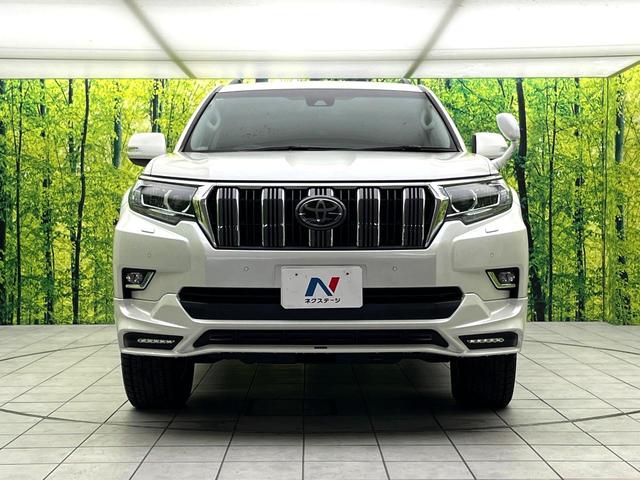 ランドクルーザープラド TX 4WD 7人乗り TRDエアロ 9インチナビ バックカメラ セーフティセンス 禁煙車 コーナーセンサー スマートキー LEDヘッドライト ルーフレール ビルトインETC 純正17インチアルミ(14枚目)