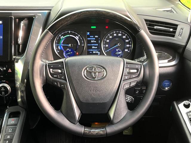 アルファードハイブリッド SR Cパッケージ 禁煙車 4WD サンルーフ フリップダウンモニター 純正9インチディスプレイオーディオ バックカメラ デジタルインナーミラー 黒革シート 両側パワースライドドア パワーバックドア ETC(12枚目)