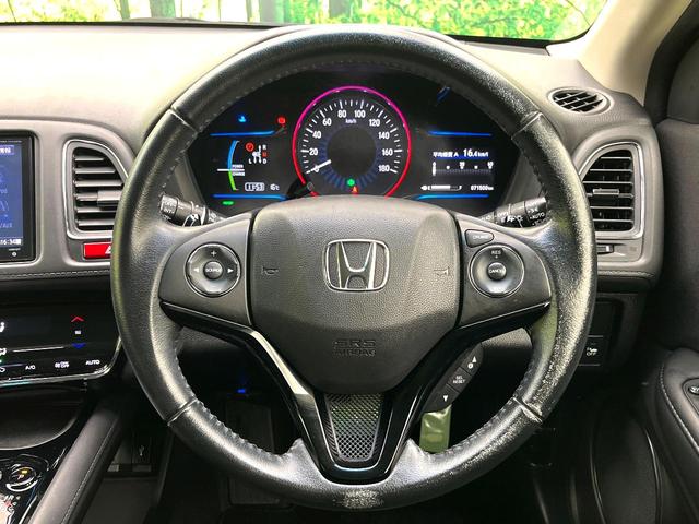 ヴェゼル ハイブリッドＸ　純正８型ナビ　バックカメラ　スマートキー　ＬＥＤヘッドライト　純正１６インチアルミホイール　パドルシフト　オートライト　クルーズコントロール　電動パーキング　ＥＴＣ　ドライブレコーダー　禁煙車（11枚目）