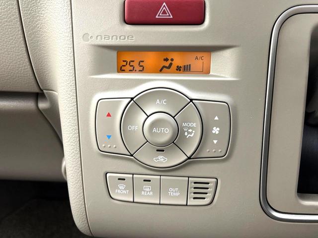 アルトラパン Ｘ　禁煙車　衝突軽減ブレーキ　純正ナビ　全周囲カメラ　シートヒーター　オートエアコン　スマートキー　ＬＥＤヘッドライト　純正１４インチアルミ　アイドリングストップ　フロアマット　ドアバイザー（6枚目）