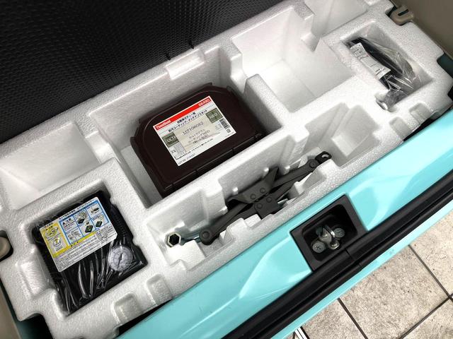 アルトラパン Ｘ　禁煙車　衝突軽減ブレーキ　純正ナビ　全周囲カメラ　シートヒーター　オートエアコン　スマートキー　ＬＥＤヘッドライト　純正１４インチアルミ　アイドリングストップ　フロアマット　ドアバイザー（49枚目）