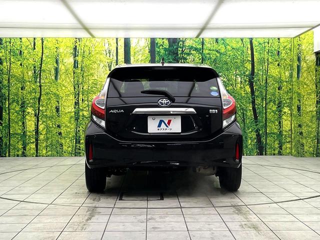 アクア Sスタイルブラック SDナビ バックカメラ 禁煙車 セーフティセンス スマートキー オートライト オートハイビーム オートエアコン ETC 電動格納ミラー BLUETOOTH フルセグ ドラレコ 純正15インチホイール(15枚目)