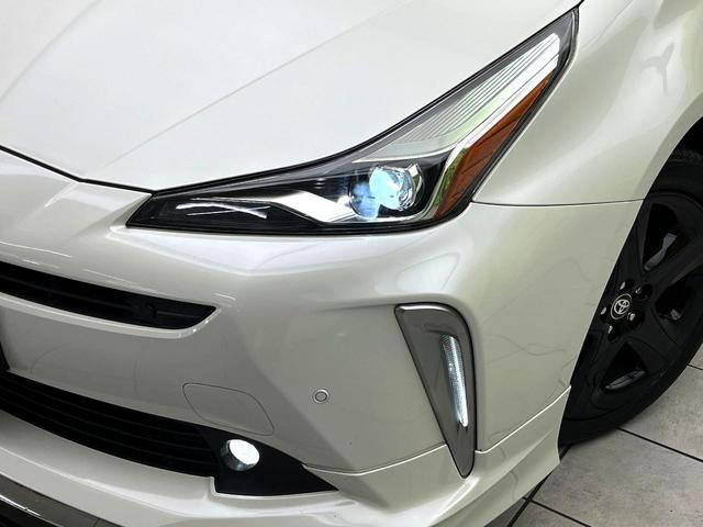 プリウス Ｓツーリングセレクション　禁煙車　セーフティセンス　モデリスタフルエアロ　純正９型ナビ　バックカメラ　シートヒーター　レーダークルーズコントロール　ＬＥＤヘッド　純正１７インチアルミ　黒革シート　ドライブレコーダー　ＥＴＣ（13枚目）