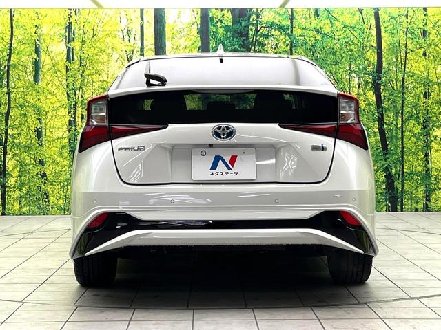 プリウス Ｓツーリングセレクション　禁煙車　セーフティセンス　モデリスタフルエアロ　純正９型ナビ　バックカメラ　シートヒーター　レーダークルーズコントロール　ＬＥＤヘッド　純正１７インチアルミ　黒革シート　ドライブレコーダー　ＥＴＣ（16枚目）