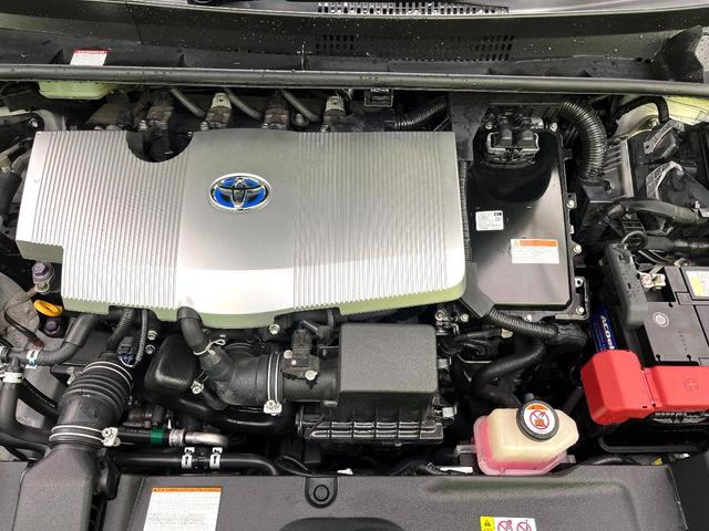 プリウス Ｓツーリングセレクション　禁煙車　セーフティセンス　モデリスタフルエアロ　純正９型ナビ　バックカメラ　シートヒーター　レーダークルーズコントロール　ＬＥＤヘッド　純正１７インチアルミ　黒革シート　ドライブレコーダー　ＥＴＣ（19枚目）