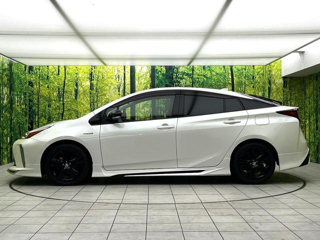 プリウス Ｓツーリングセレクション　禁煙車　セーフティセンス　モデリスタフルエアロ　純正９型ナビ　バックカメラ　シートヒーター　レーダークルーズコントロール　ＬＥＤヘッド　純正１７インチアルミ　黒革シート　ドライブレコーダー　ＥＴＣ（53枚目）