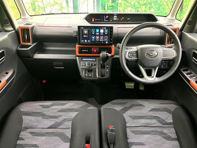 タント ファンクロスターボ　ターボ　禁煙車　純正９型ディスプレイオーディオ　スマートアシスト　両側電動スライドドア　シートヒーター　ＬＥＤヘッド　１５インチアルミ　スマートキー　ＥＴＣ　電動格納ミラー　ドラレコ　ＥＴＣ（2枚目）