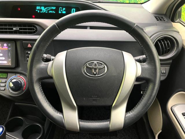 アクア Ｇ　禁煙車　純正ナビ　バックカメラ　ＥＴＣ　オートエアコン　電動格納ミラー　キーレス　ドアバイザー　フロアマット　パワーウィンドウ（11枚目）